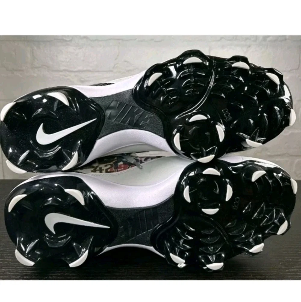 Nike Griffey 2 MCS Jackie Robinson Baseball Cleats Size 11.5 Grey HJ4509-001 - Picture 4 of 5